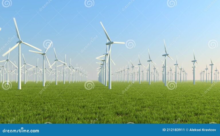 aerogeneradores en un campo verde