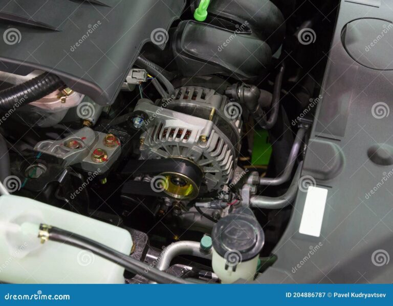Cómo saber si el alternador de mi auto está cargando correctamente 21 auto con alternador en primer plano