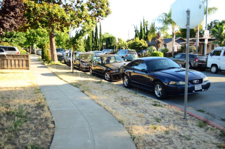 Cuál es la normativa sobre derecho de estacionamiento frente a mi casa en Chile 4 autos estacionados en una calle residencial