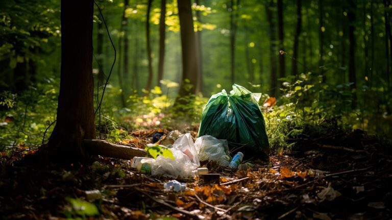 basura en la naturaleza y su impacto