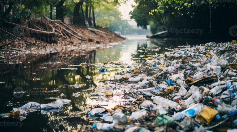Cómo contamina la basura el agua y cuáles son sus efectos 28 basura flotante en un rio contaminado