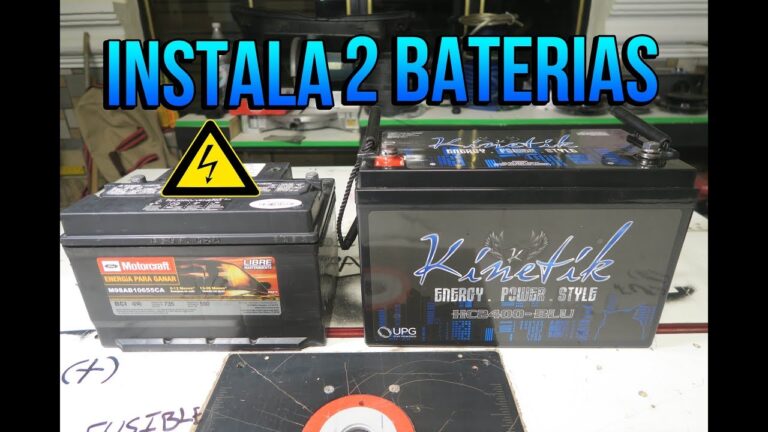 bateria de carro y moto juntas