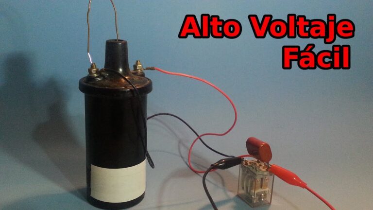 bobina de alto voltaje en un motor