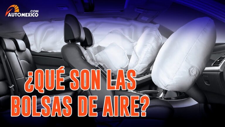bolsas de aire en un auto en funcionamiento