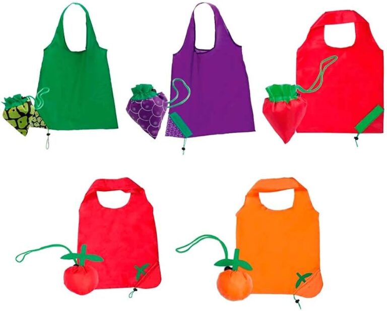 bolsas de reciclaje de colores variados