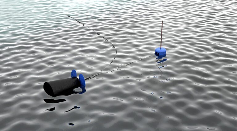 bomba de agua junto a un rio