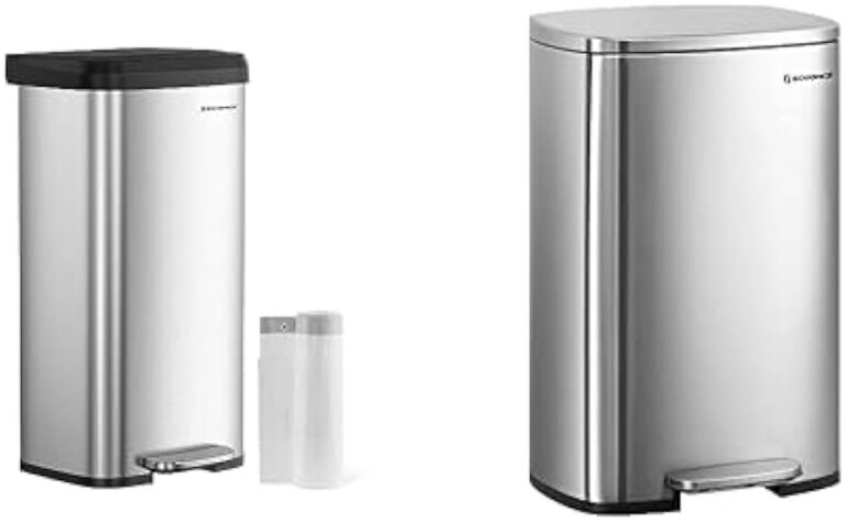 bote de basura de cocina elegante y moderno