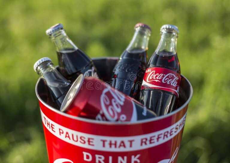 Es Coca Cola una empresa socialmente responsable en sus prácticas 13 botellas de coca cola en un entorno natural