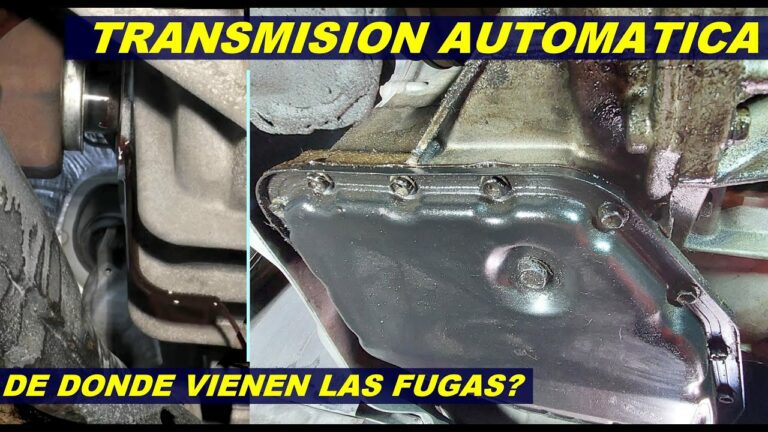 caja automatica con fuga de aceite