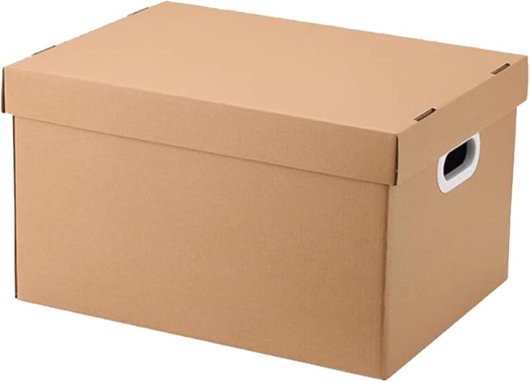 caja de carton cerrada para mudanza
