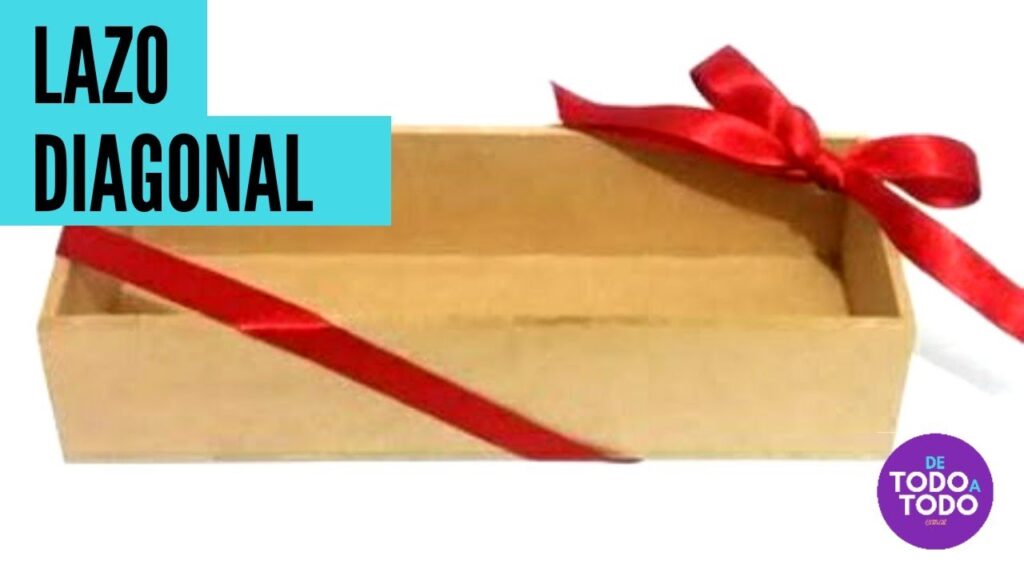 Cómo hacer una caja con moño rojo para regalos de forma sencilla 6 Cómo hacer una caja con moño rojo para regalos de forma sencilla