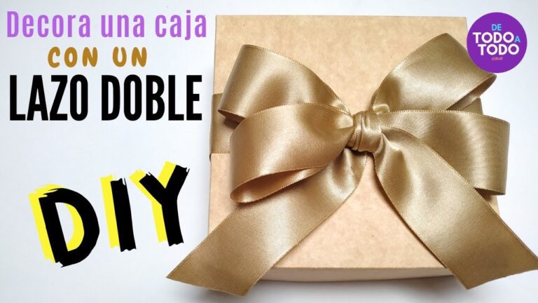 Cómo hacer una caja de regalo con moño para sorprender a alguien 10 caja de regalo decorada con mono elegante