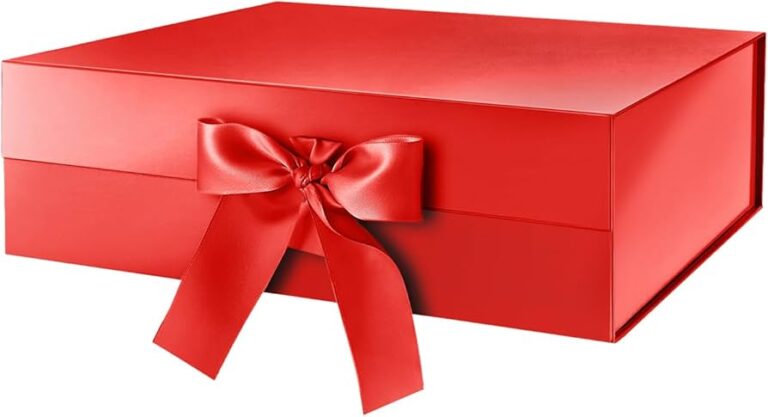 Por qué elegir una caja de regalo roja para tus ocasiones especiales 17 caja de regalo roja con lazo elegante