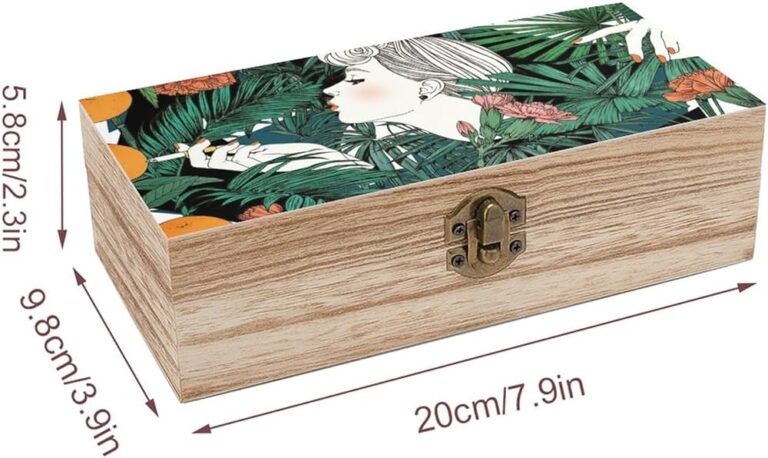 cajas de madera decorativas para te