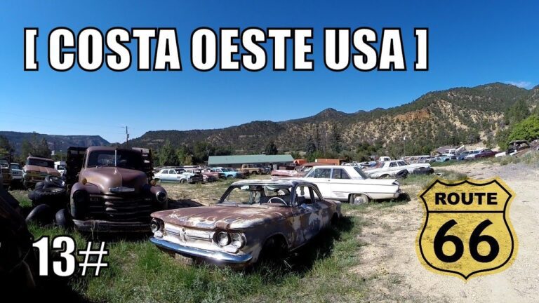 carros viejos en un desguace