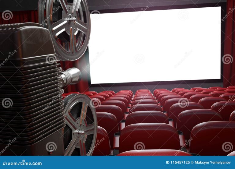Dónde puedo ver El Erase Dos Veces de La Bella y La Bestia 25 cine antiguo con proyector y butacas