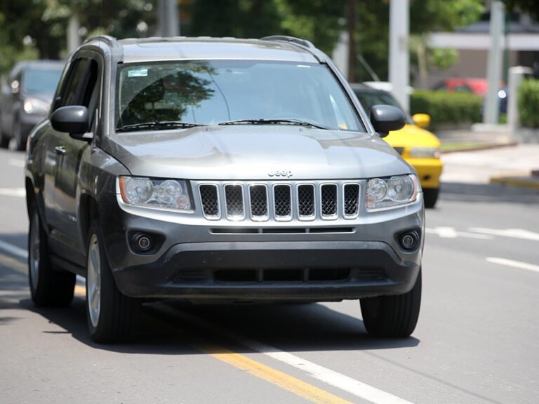 coche estacionado con placas visibles en mexico