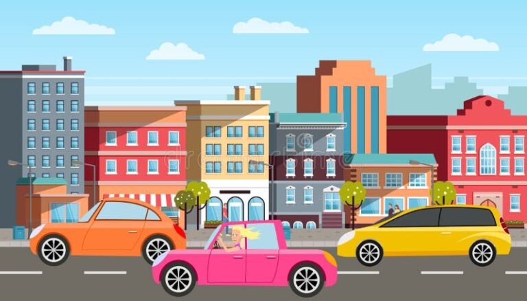 coche moderno estacionado en una ciudad