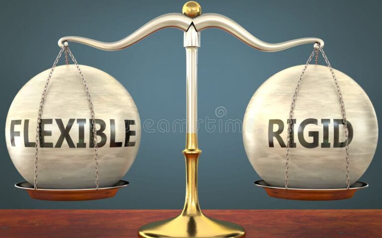 comparativa entre objetos rigidos y flexibles
