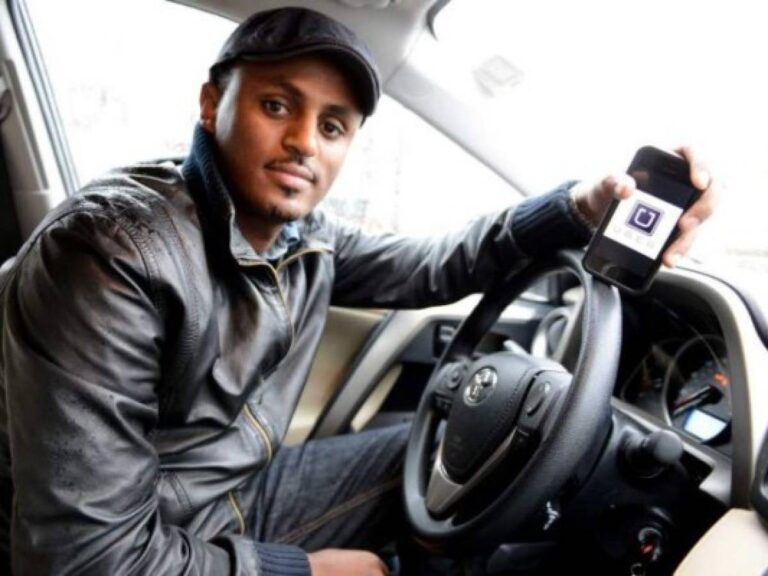 conductor de uber en accion 1