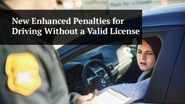 consecuencias de conducir sin licencia valida