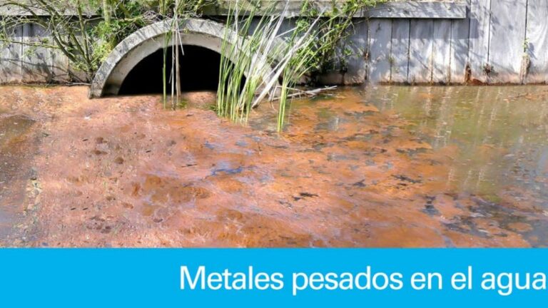 contaminacion de agua por metales pesados