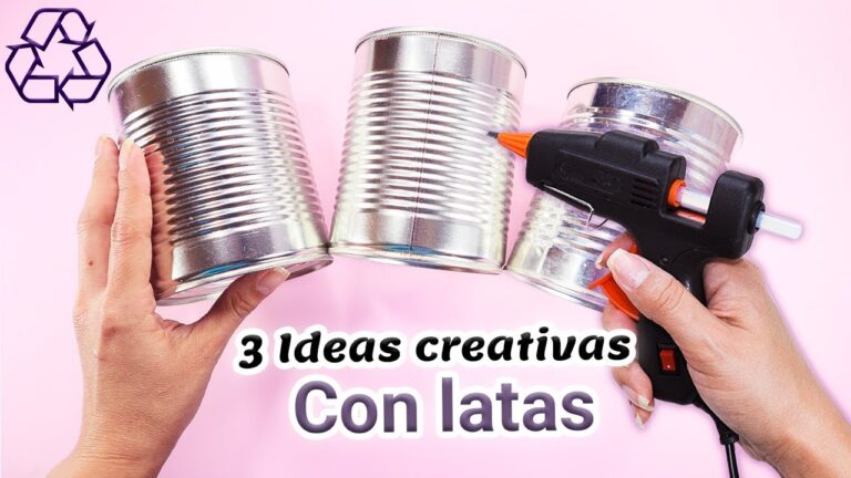 creativas manualidades con aluminio reciclado