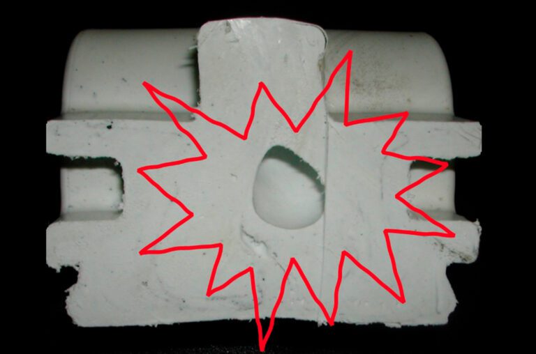 defectos comunes en piezas de plastico