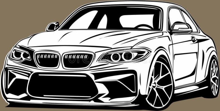 Cómo encontrar dibujos de carros BMW para colorear fácilmente 10 dibujos de carros bmw en blanco y negro