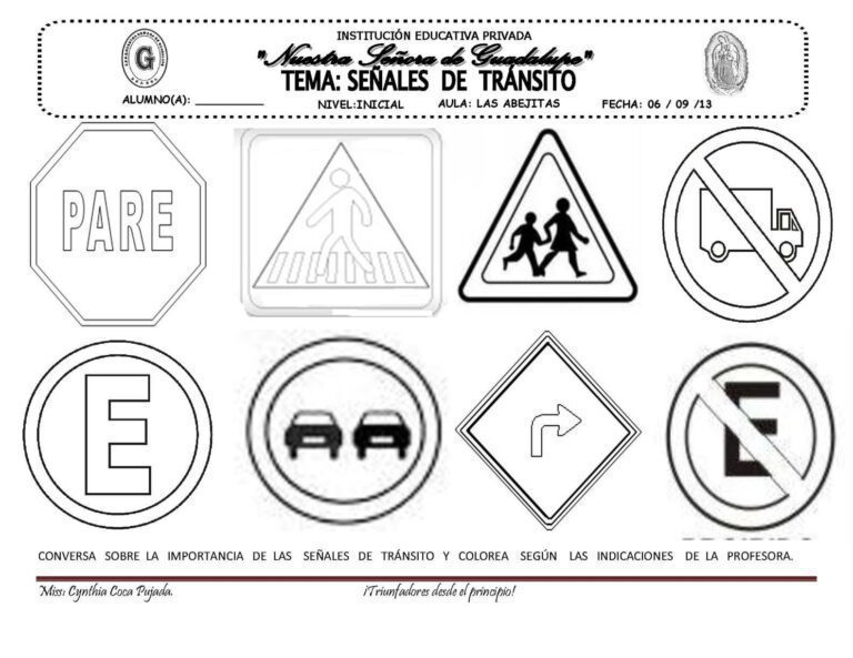 Dónde encontrar dibujos de señales de tránsito para colorear fácilmente 16 dibujos de senales de transito para colorear