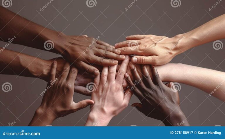 Qué frases cortas y bonitas reflejan la igualdad entre las personas 2 diversidad y unidad en manos entrelazadas