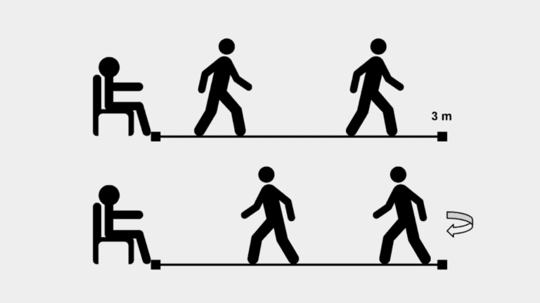 escalas balanceadas con personas de diferentes alturas
