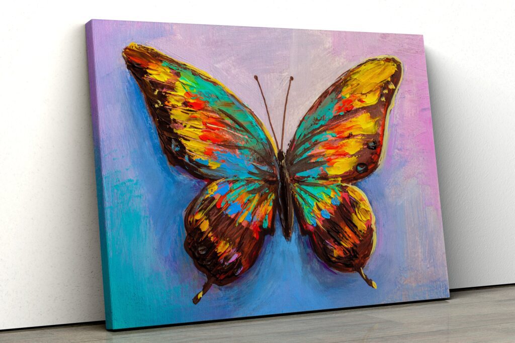 Cuáles son las obras más destacadas de Damien Hirst en el arte contemporáneo 1 escultura de mariposas sobre lienzo