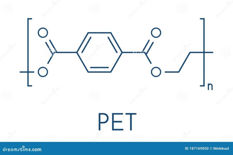 estructura molecular del polietileno tereftalato