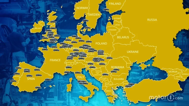 fabrica de automoviles en un continente