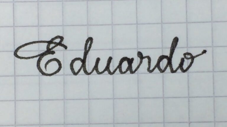 firmas elegantes con el nombre eduardo