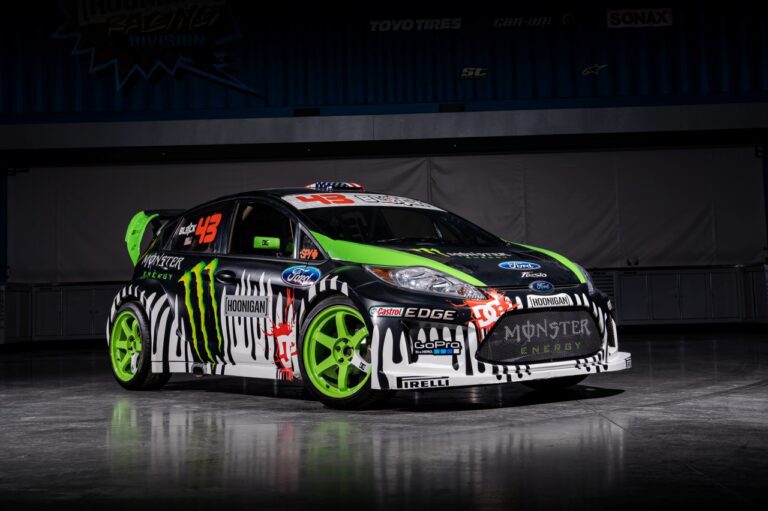ford fiesta de ken block en accion
