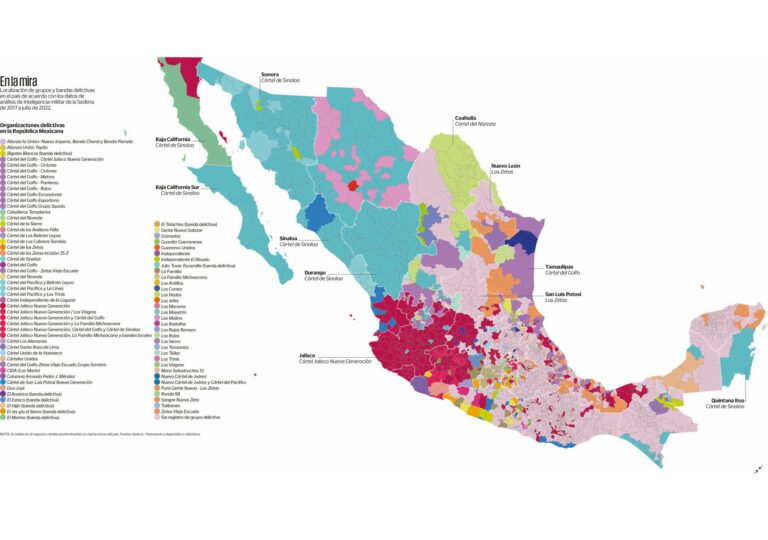 Qué estadÃsticas recientes revelan sobre el crimen organizado en México 23 grupos de delincuencia organizada en mexico