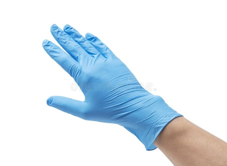 Qué información contiene la ficha técnica del guante Ambiderm Nitrilo Soft 17 guantes de nitrilo en fondo blanco 1