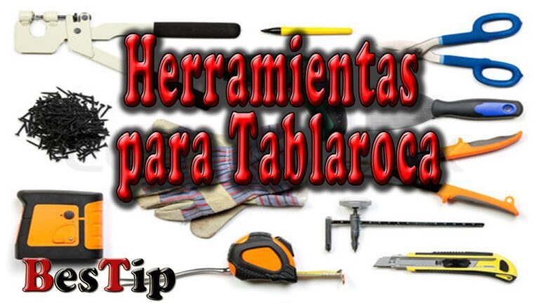 herramientas para instalar tablaroca