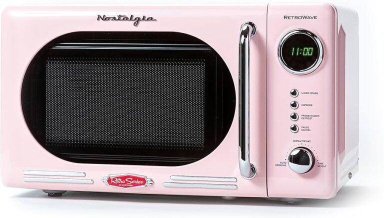 Qué caracterÃsticas destacan en los hornos de microondas retro 24 horno de microondas retro colorido y elegante