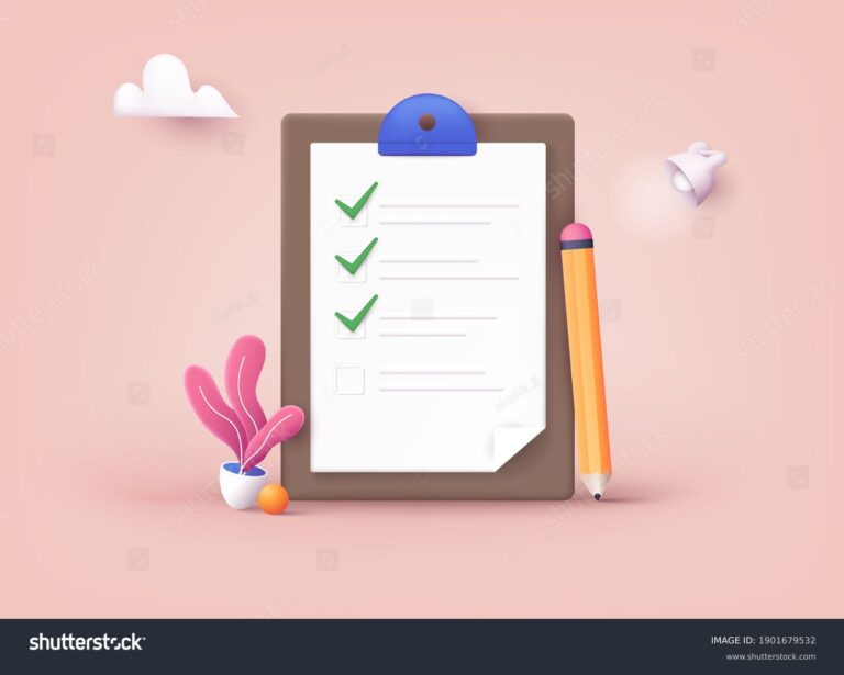 icono de lista de chequeo colorido