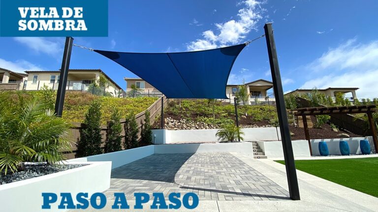 Cómo Colocar Malla Sombra de Manera Efectiva en Tu JardÃn 1 jardin con malla sombra instalada correctamente