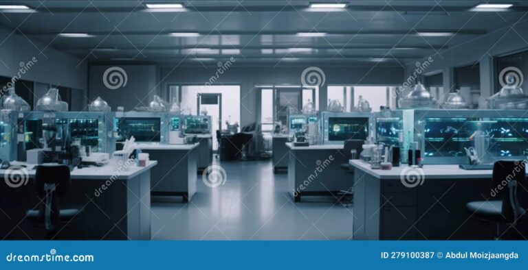 laboratorio moderno con tecnologia avanzada