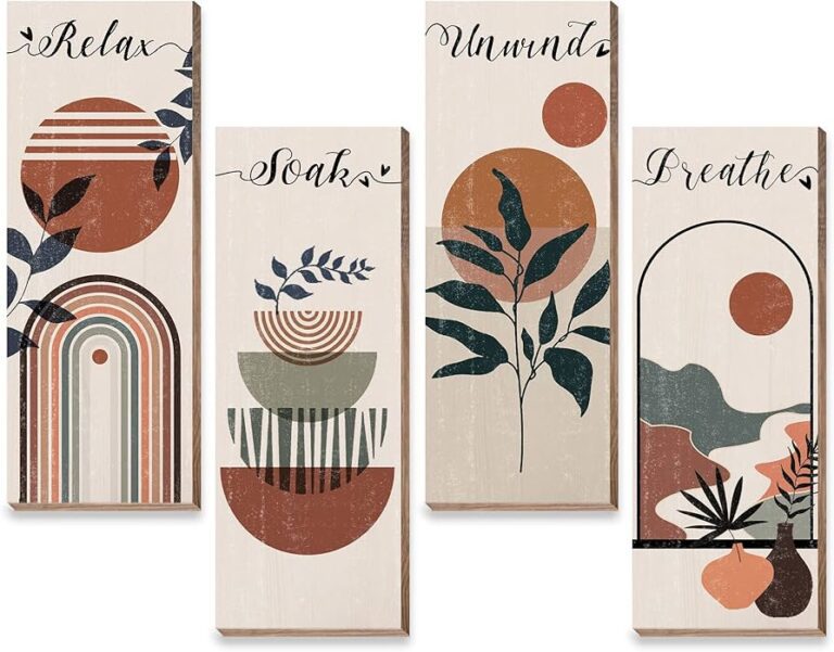 letrero de bano elegante y minimalista