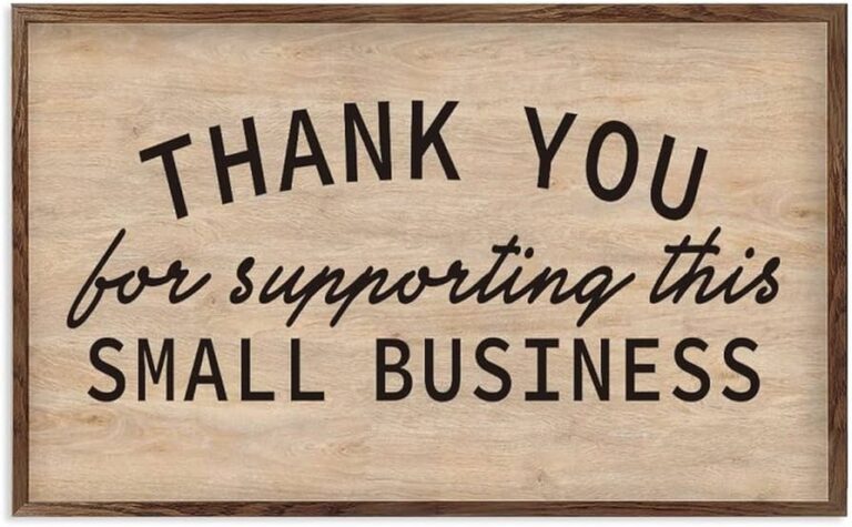 letreros personalizados en un mercado local