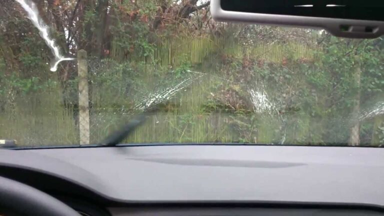limpiaparabrisas averiado en un coche