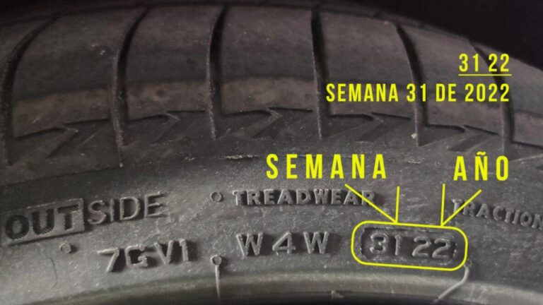 llantas con fecha de fabricacion visible