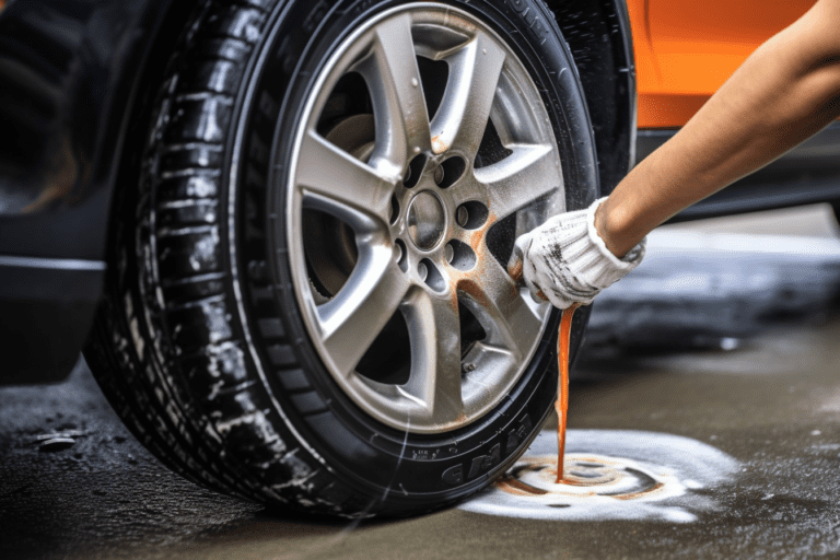 llantas de auto sobre fondo limpio