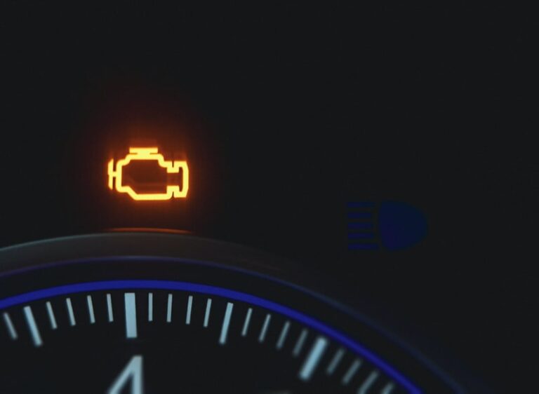 luz de check engine en el tablero 3